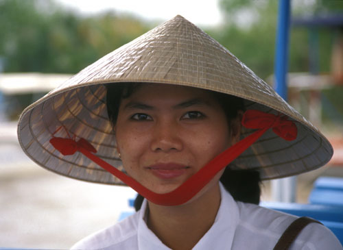 Thuy, our guide from My Tho ©1997, James A. Clapp