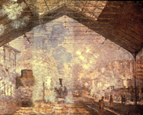 Claude Monet, GARE ST. LAZARE (1877)